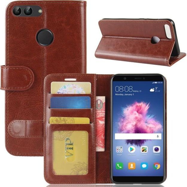 Produktbild MU Classic Crazy Horse Leder Hülle (Huawei P Smart+)