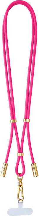 Produktbild Intenso Handykette als Lade- + Datenkabel USB-C bis 1,65m neon pink (1.65 m, USB 2.0, 60 W)