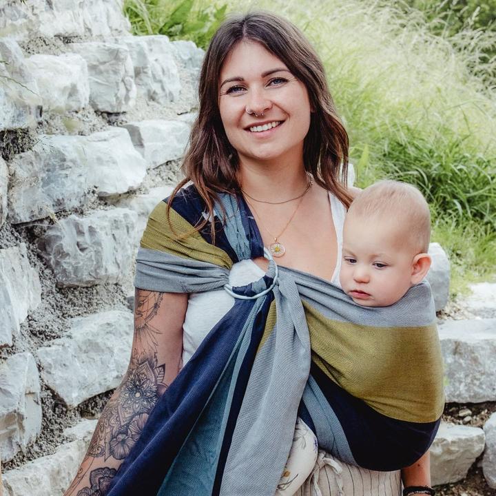 Immagine prodotto Hoppediz Babytragetuch gewebter Ring-Sling (2 m)