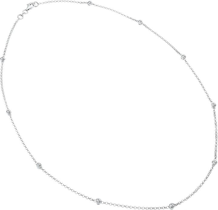 Produktbild Elli Basic-Kette mit Kristallen (Sterling Silber, 45 cm)