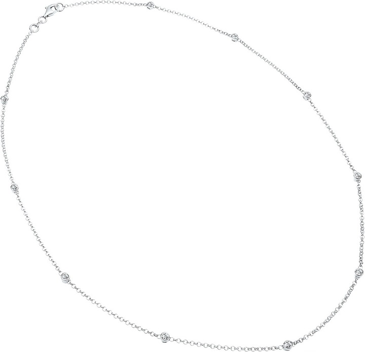 Immagine prodotto Elli Basic-Kette mit Kristallen (Argento, 45 cm)