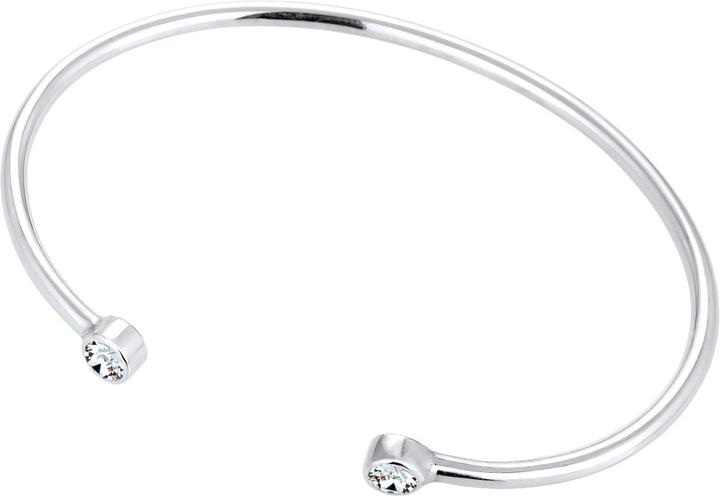 Immagine prodotto Elli Armreif mit Kristallen (17 cm, Argento)