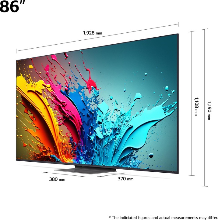 Actual product image LG 86QNED866RE (86", QNED86, QNED, UHD, 2023)