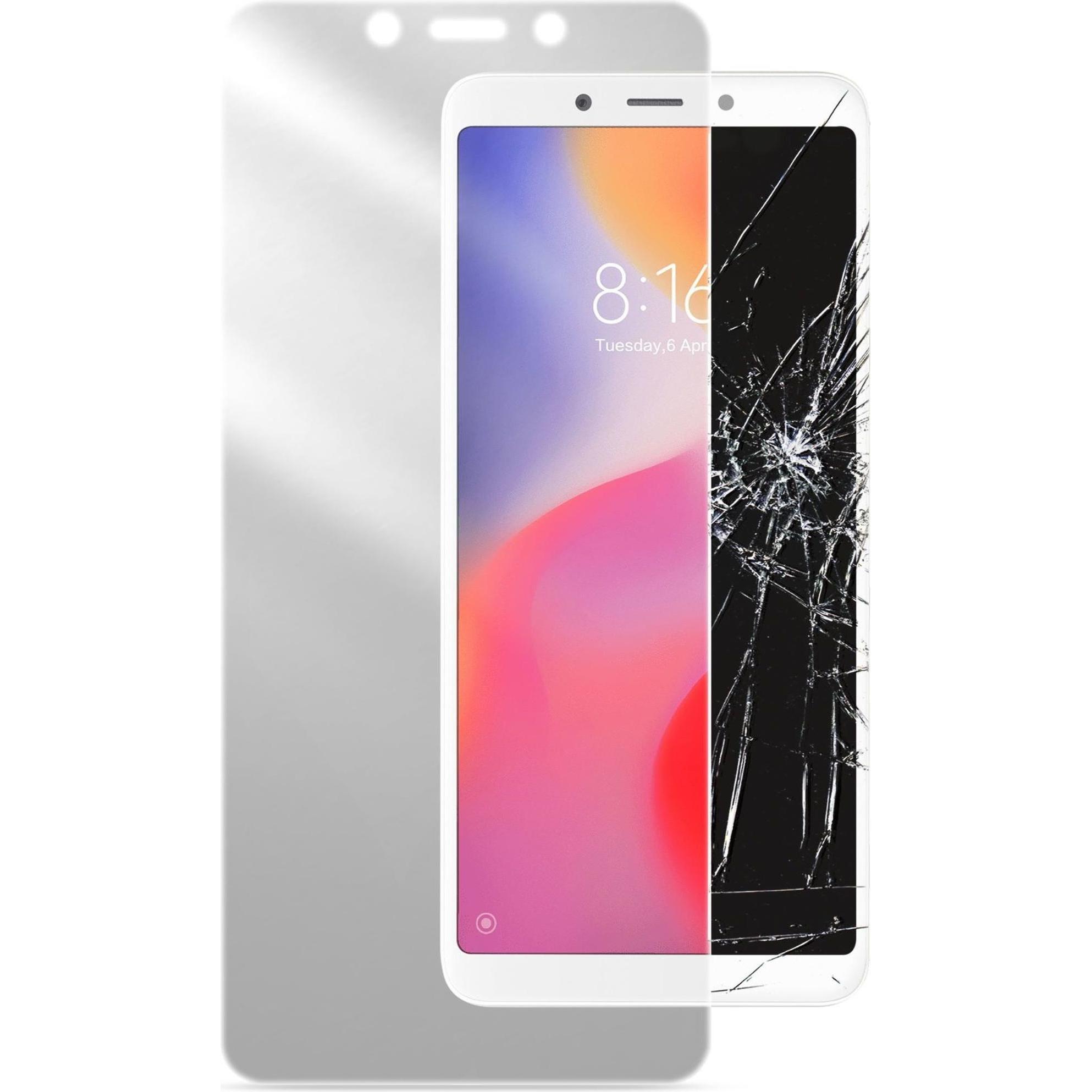 Cellularline screen protector GLASS, Xiaomi Redmi 6 / 6A (1 pz., Xiaomi Redmi 6, Xiaomi Redmi 6A), Pellicola protettiva smartphone, Trasparente