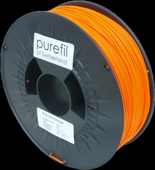 Productafbeelding Purefil FIlament (PLA, 1.75 mm, 1000 g, Oranje)