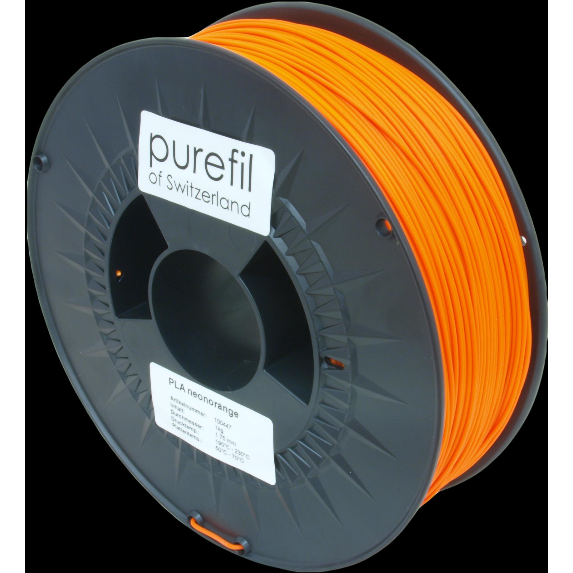 Thumbnail - Purefil FIlament (PLA, 1.75 mm, 1000 g, Orange), 3D Filament, Orange