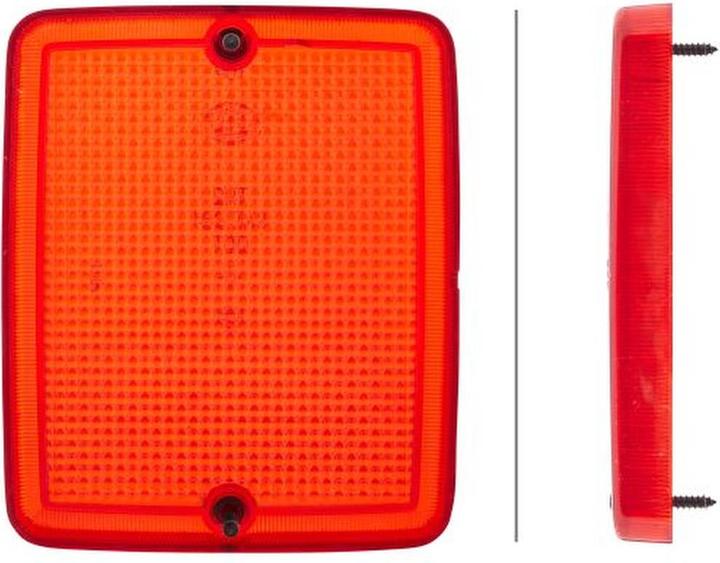 Actual product image Hella 4 light discs for MACK PREVOST BLUEBIRD GILLIG MCI