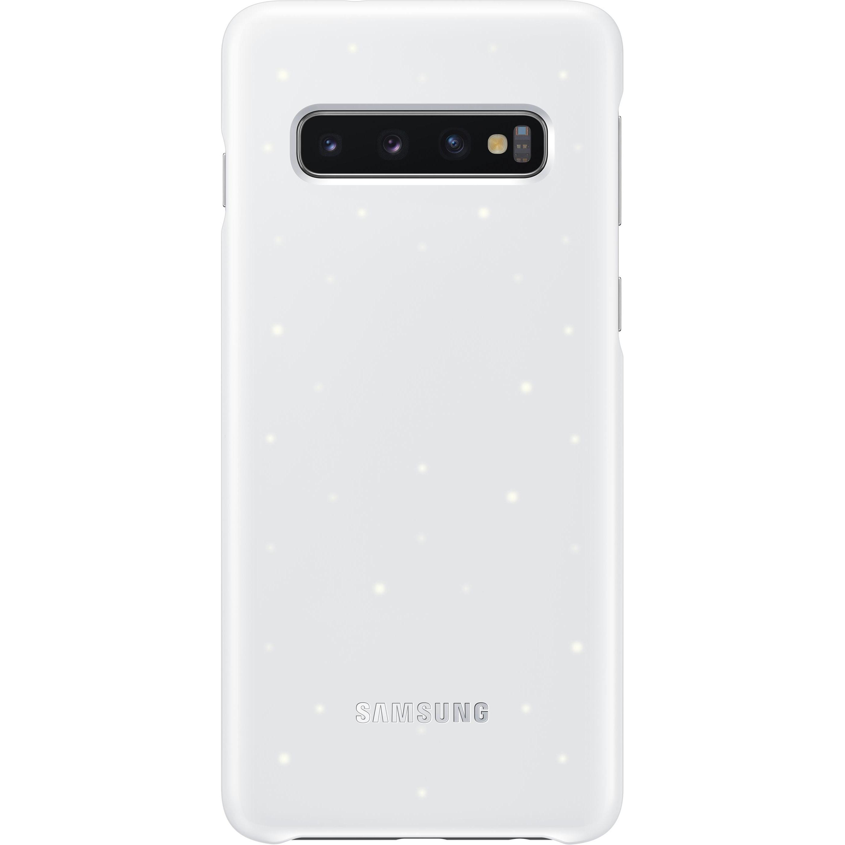 Samsung LED Back Cover (Samsung Galaxy S10), Smartphone Hülle, Weiss