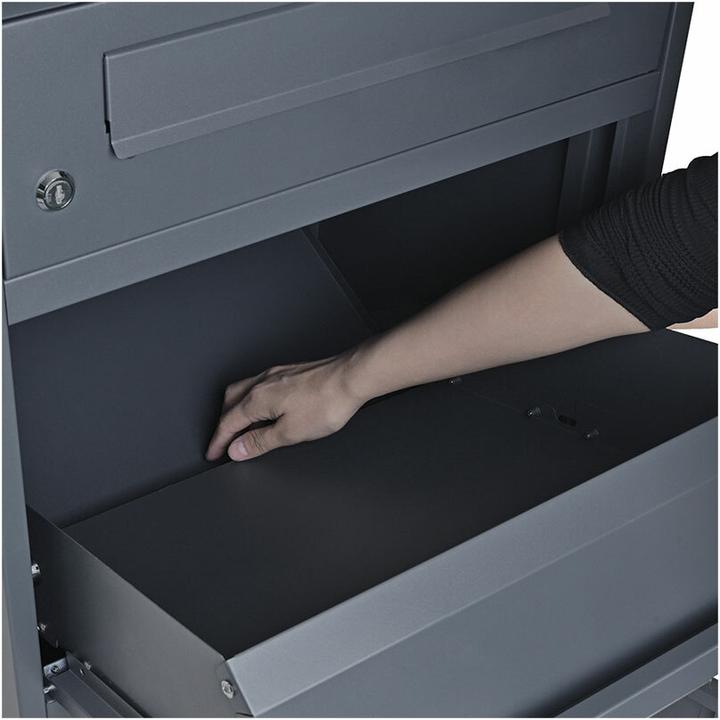 Image du produit Holmberg Boîte aux lettres pour colis 50x38x112cm anthracite