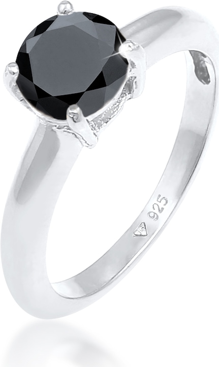 Produktbild Elli Solitärring mit Zirkonia Kristall (56, 925 Silber)