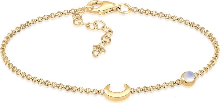 Actual product image Elli Astro Design Halbmond und Mondstein (16 cm, Sterling Silver)