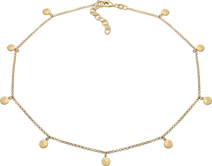 Produktbild Elli Choker mit Plättchen Matt Look (Sterling Silber, 36 cm)