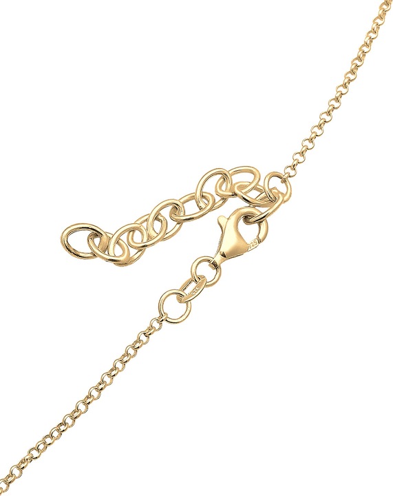 Produktbild Elli Choker mit Plättchen Matt Look (Sterling Silber, 36 cm)
