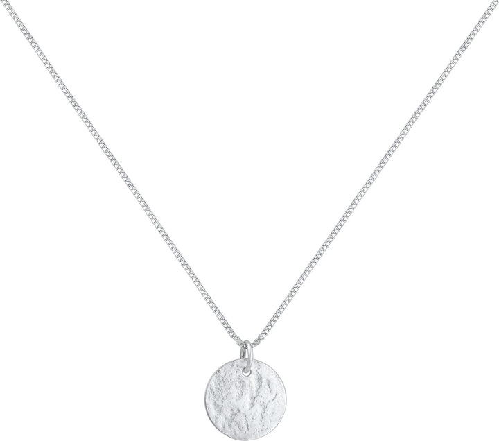 Produktbild Elli mit Plättchen-Anhänger im Vintage-Look (Sterling Silber, 45 cm)