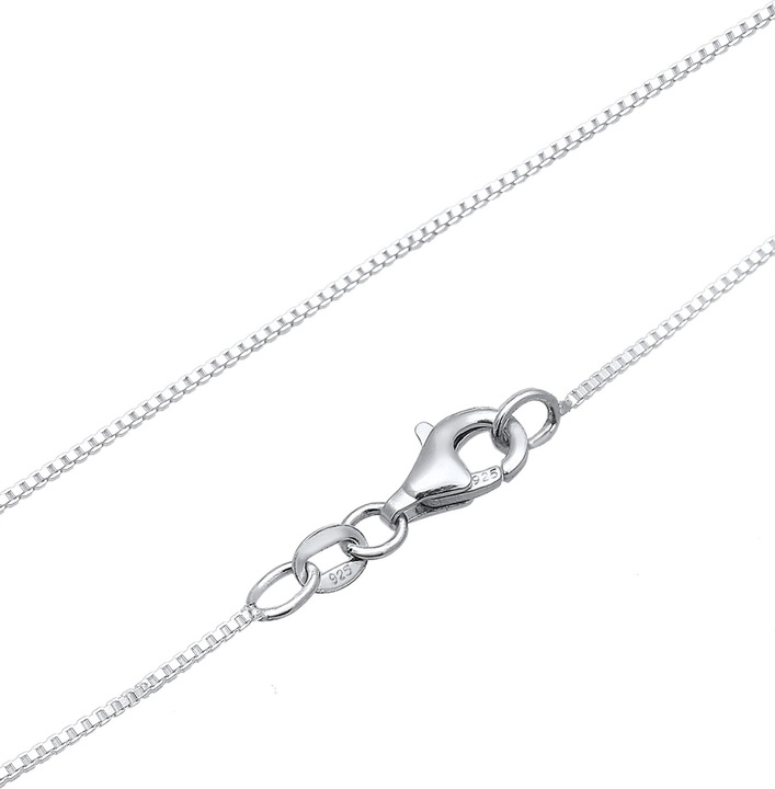 Produktbild Elli mit Plättchen-Anhänger im Vintage-Look (Sterling Silber, 45 cm)
