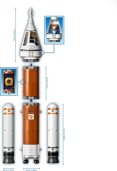 Produktbild LEGO Weltraumrakete mit Kontrollzentrum (60228, LEGO City)