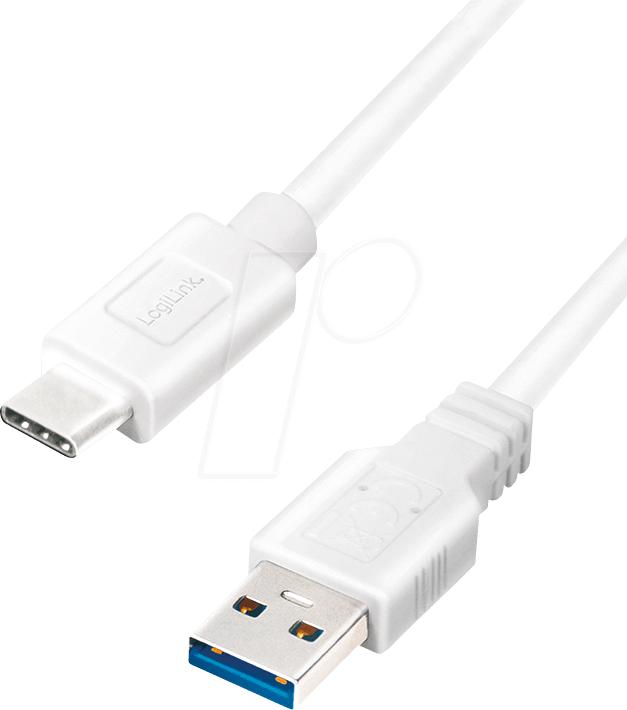 Produktbild LogiLink USB C – USB A (0.15 m, USB 3.0)
