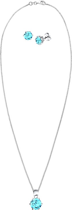 Actual product image Elli Basic Set mit Stecker und Kristallen (Sterling Silver)