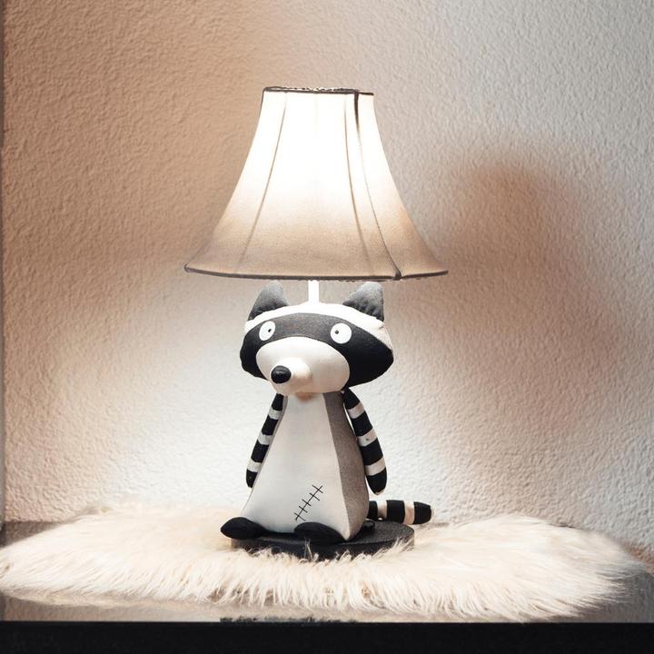 Actual product image Happy Lamps Ben the raccoon