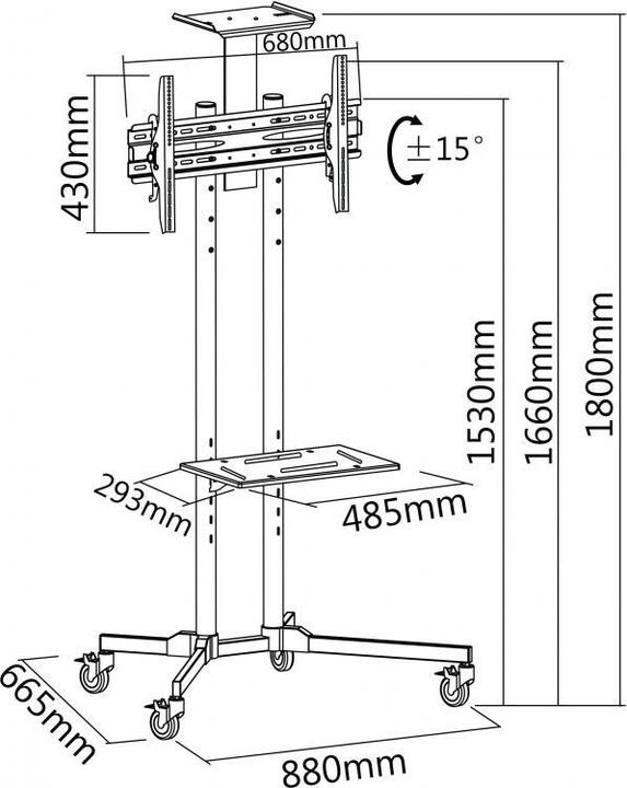 Actual product image Sbox FS-401 (37-70/50kg/600x400) (50 kg, 37" - 70")