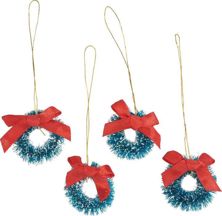 Produktbild VBS Mini Weihnachtskränze, 4 Stück (4x)