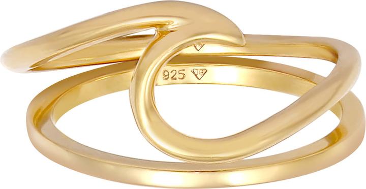 Image du produit Elli Set de 2 design vagues (58, Argent 925)