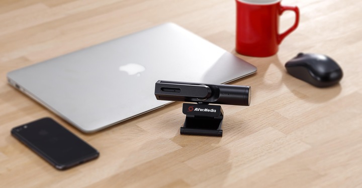 Actual product image AVerMedia PW513 Webcam 8 MP 3840 x 2160 pixels USB-C Black (8 Mpx)