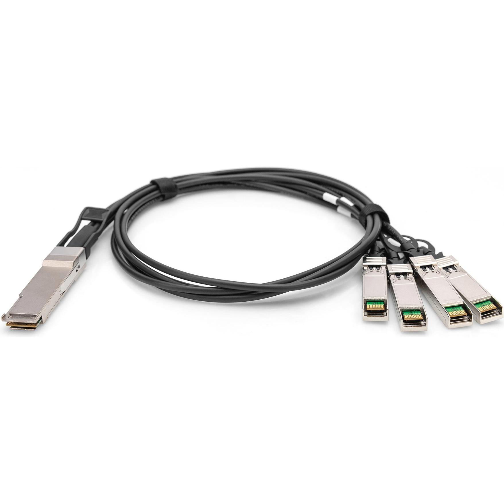 Thumbnail - Digitus 40G QSFP+ to 4XSFP+ Direct Attach Cable 1m (1 m), Netzwerkkabel