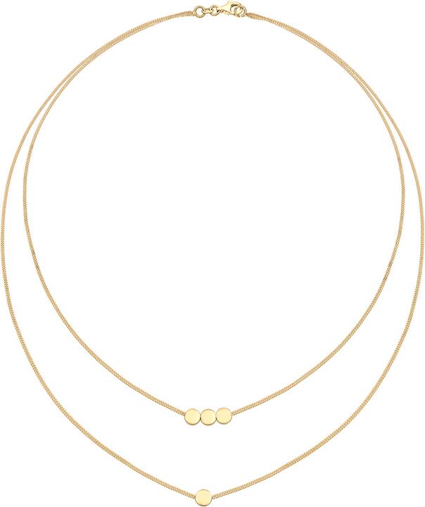Immagine prodotto Elli 2-lagige Kette mit Kreisen (Argento)