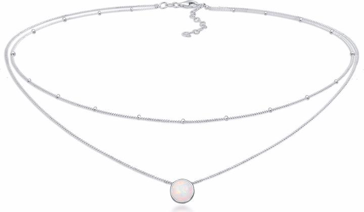 Produktbild Elli Choker Layer-Look mit Opal (Sterling Silber, 36 cm)