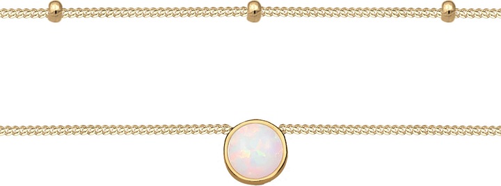Produktbild Elli Choker Layer-Look mit Opal (Sterling Silber, 38 cm)
