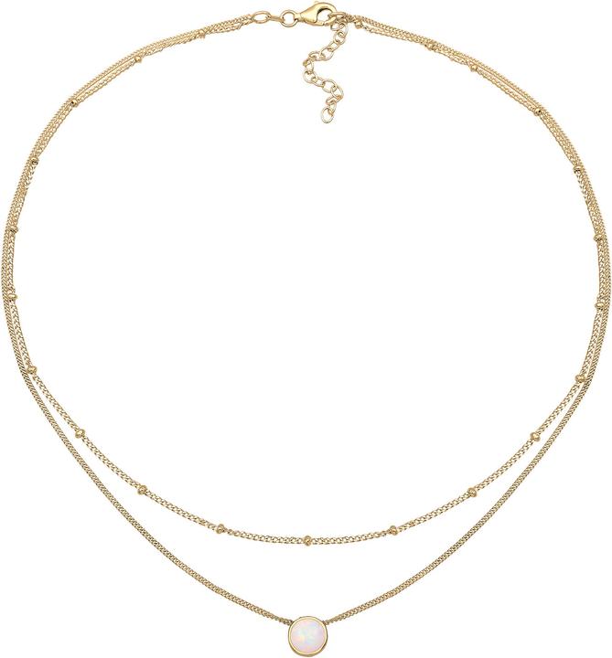 Produktbild Elli Choker Layer-Look mit Opal (Sterling Silber, 38 cm)