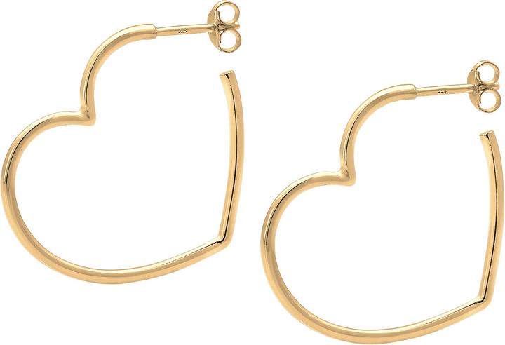 Produktbild Elli Creolen im Herz Design (Sterling Silber)