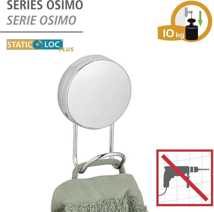 Actual product image Wenko Static-Loc Plus Wall Hook