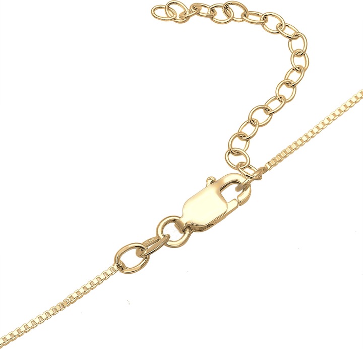 Produktbild Elli Box Chain mit Rosen-Anhänger (Sterling Silber, 45 cm)