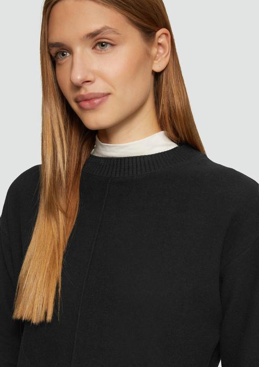 Actual product image S.Oliver Kleid Weiches Sweat-Kleid mit Ziernaht (48)