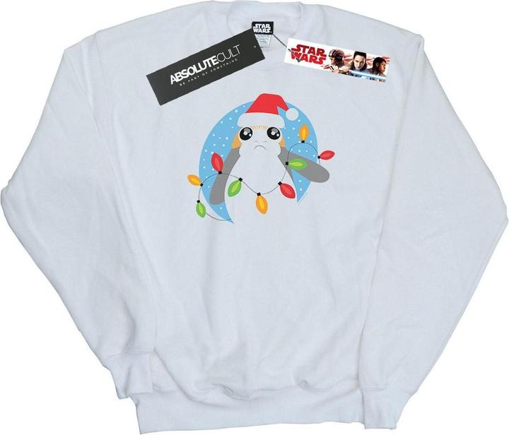 Produktbild Star Wars The Last Jedi Porg Christmas Lights Sweatshirt (4XL)