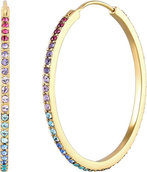Immagine prodotto Elli Creolen mit Multi-Color Kristallen (Argento)