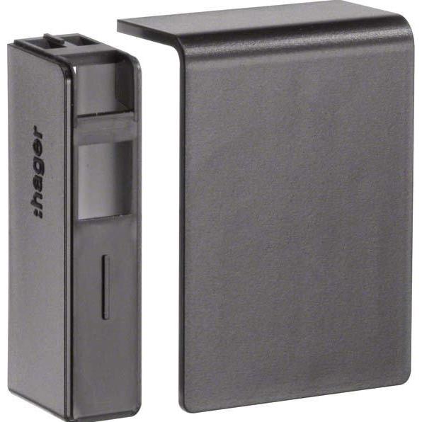 Hager, Leitungsführung Zubehör, SL2005569011 - Graphit - ABS - Polycarbonat (PC) - CE - 40 mm