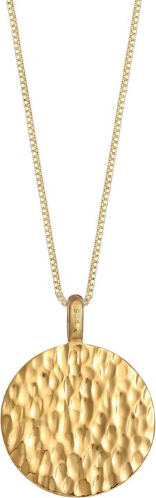 Immagine prodotto Elli mit Plättchen-Anhänger Vintage Look (Argento, 60 cm)
