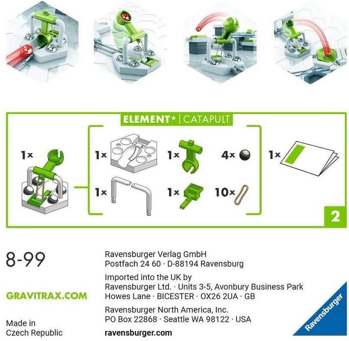 Actual product image Ravensburger GraviTrax RAV GraviTrax Element Catapult 22411