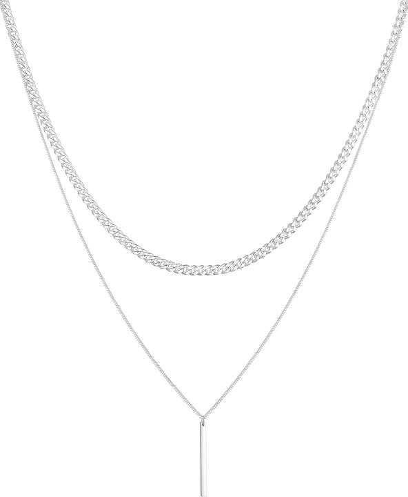 Immagine prodotto Elli 2-lagige Panzerkette (Argento, 40 - 50 cm)