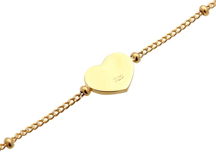 Immagine prodotto Elli Fusskette Herzchen Kugelkette (Argento, 22 cm)