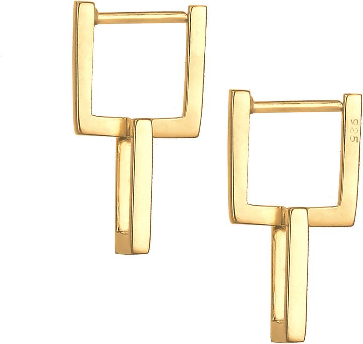 Immagine prodotto Elli Creolen Eckig Geo Design (Argento)