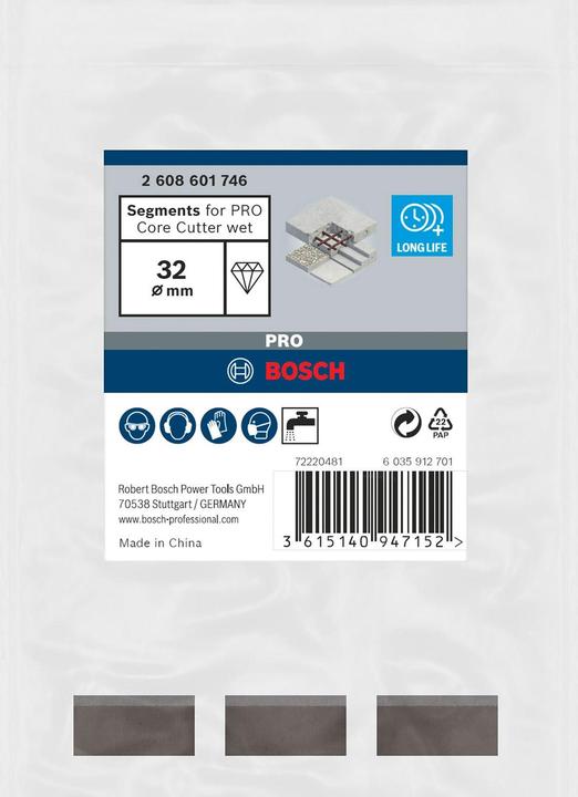Produktbild Bosch Professional Zubehör PRO Core Cutter wet, 32 x 10 mm, 1 1/4-Zoll-UNC (32 mm)