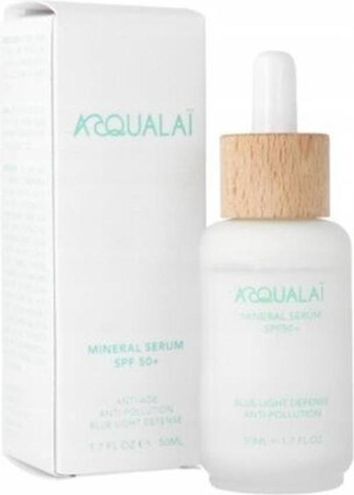 Konjac Sponge Acqualai Blue Defense Anti-Pollution Mineral Serum Spf50+ 50ml (Sonnencreme Gesicht, SPF 50+, 50 ml)