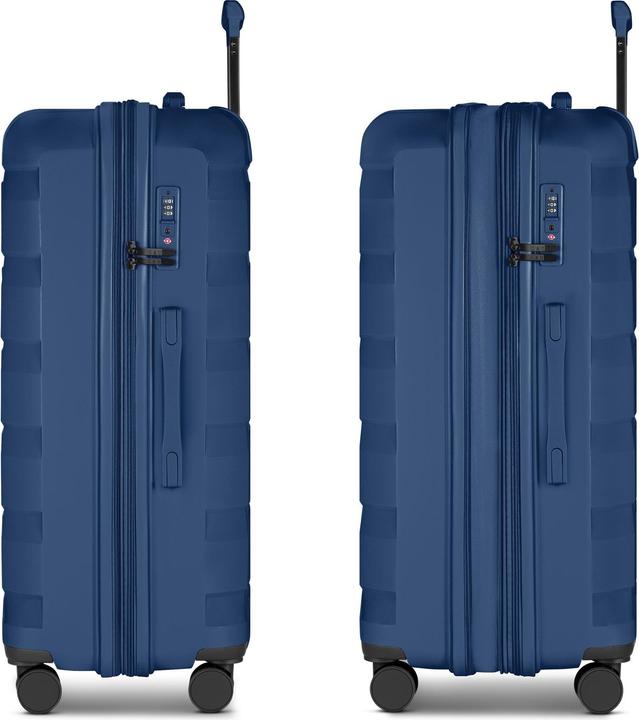 Produktbild D&N South Dakota 4 Rollen Trolley L 76 cm mit Dehnfalte (95 l)