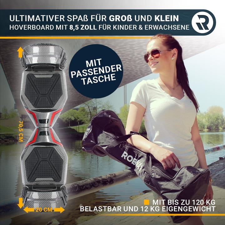 Actual product image Robway Hoverboard X2 E-Balance Board Scooter Electric Scooter Smart Self Balance (Woodland Camo