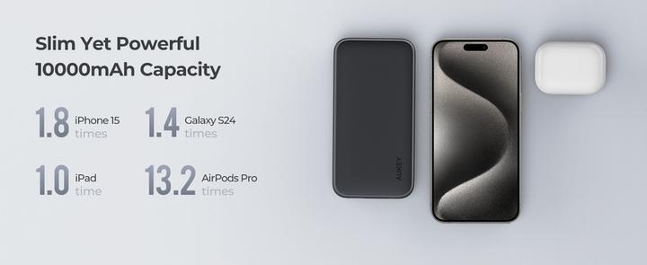 Immagine prodotto Aukey Spark Go (10000 mAh, 15 W, 37 Wh)