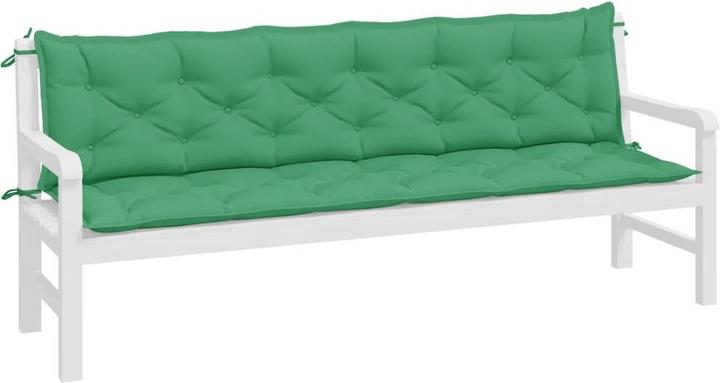 Actual product image VidaXL Garden bench cushions 2 pcs. O x ford fabric (200 x 50 x 7 cm)